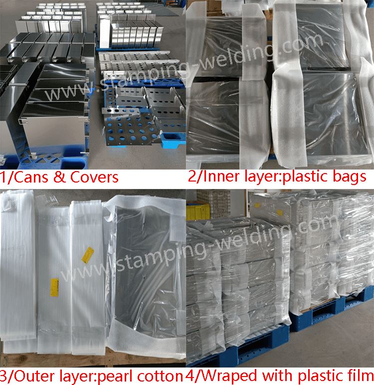packing for stainless steel cans for capacitors