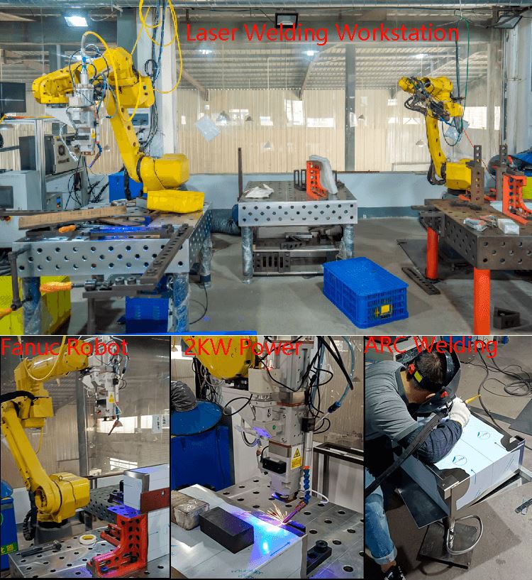 laser welding workstation for steel can
