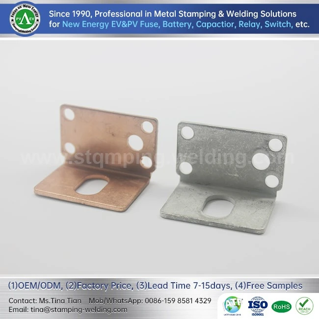 L-shaped copper fixing slot L-shaped copper fixing slot