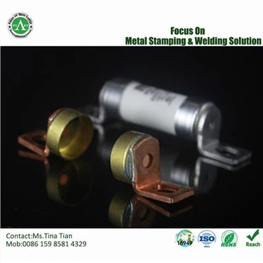 Außenkappe und Anschluss aus Kupfer für schnelle Sicherung