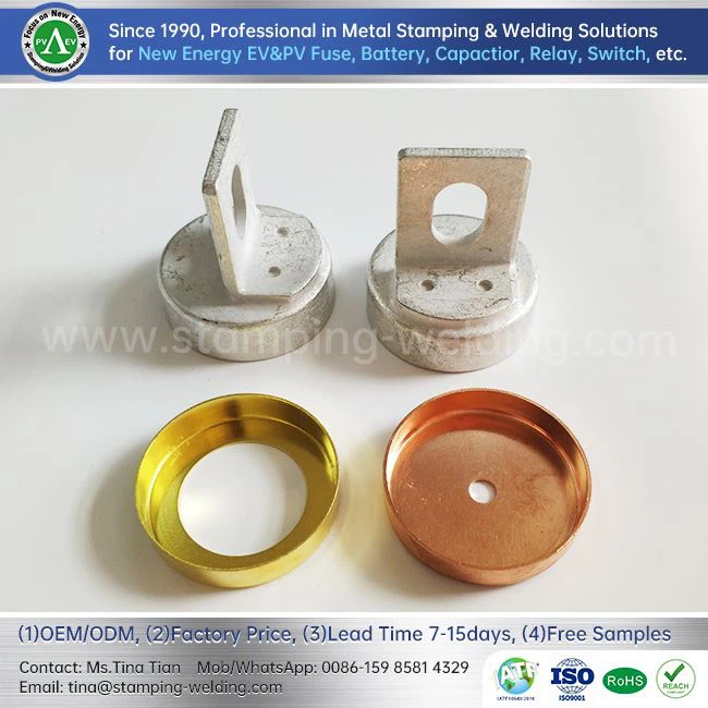 Brass Fuse End Caps For Car Charging Systems
