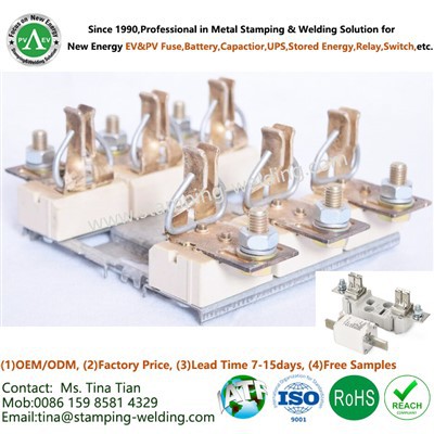 Kupferhalter für Messerklingen-Sicherungseinsatz