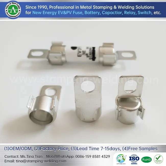 Copper Caps For Photovoltaic Fuse