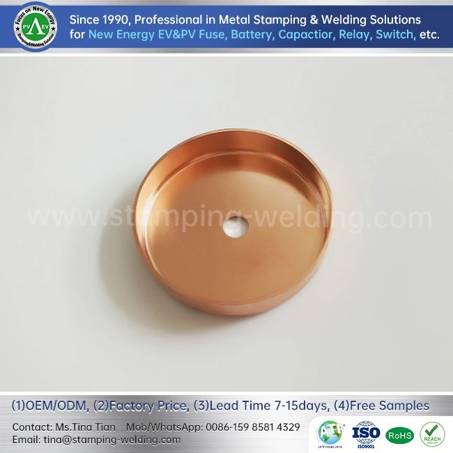 Copper Outer Cap for Industrial Power Fuse