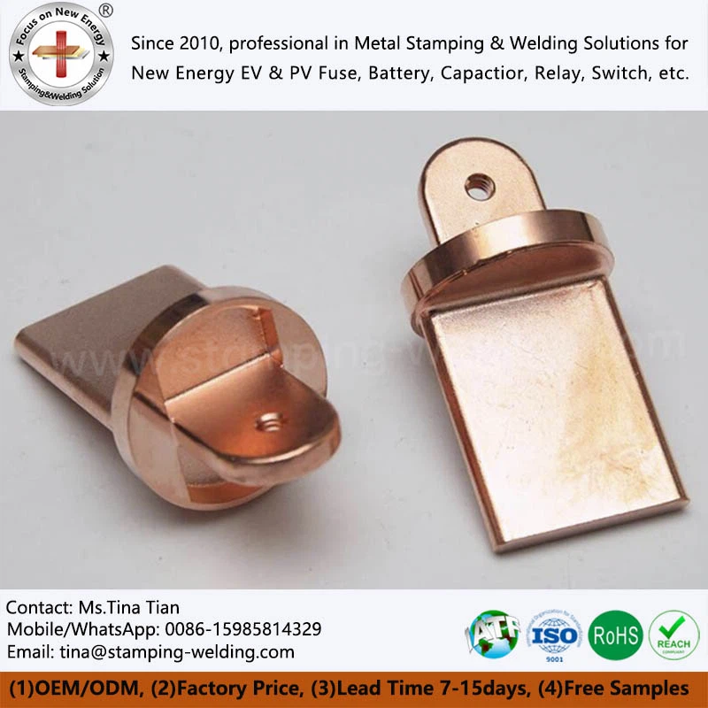 Kupferkontakt für EV-Sicherung