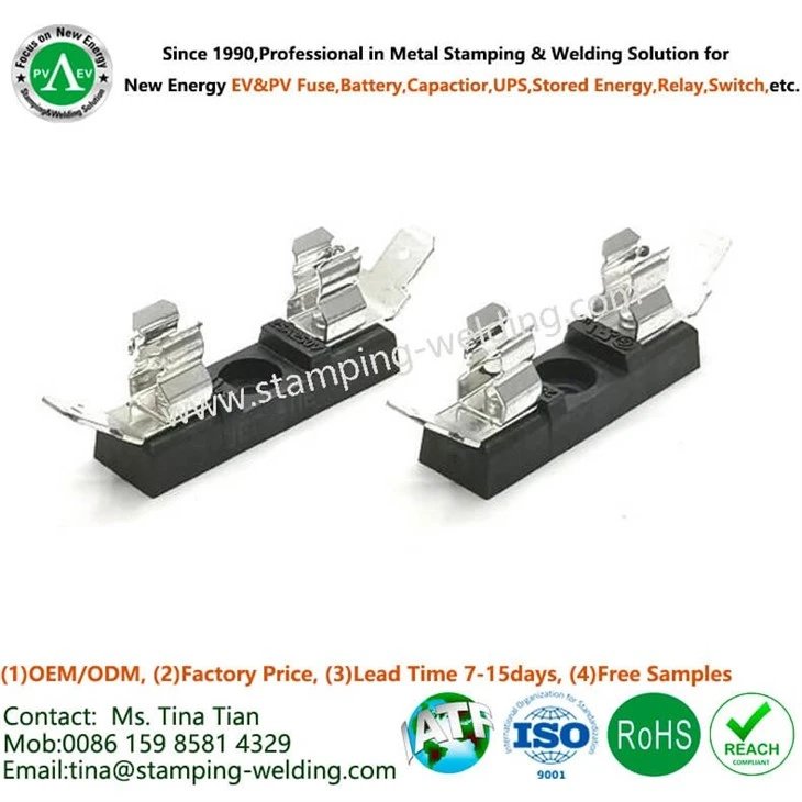 Spring Steel Clip Fuse Holder