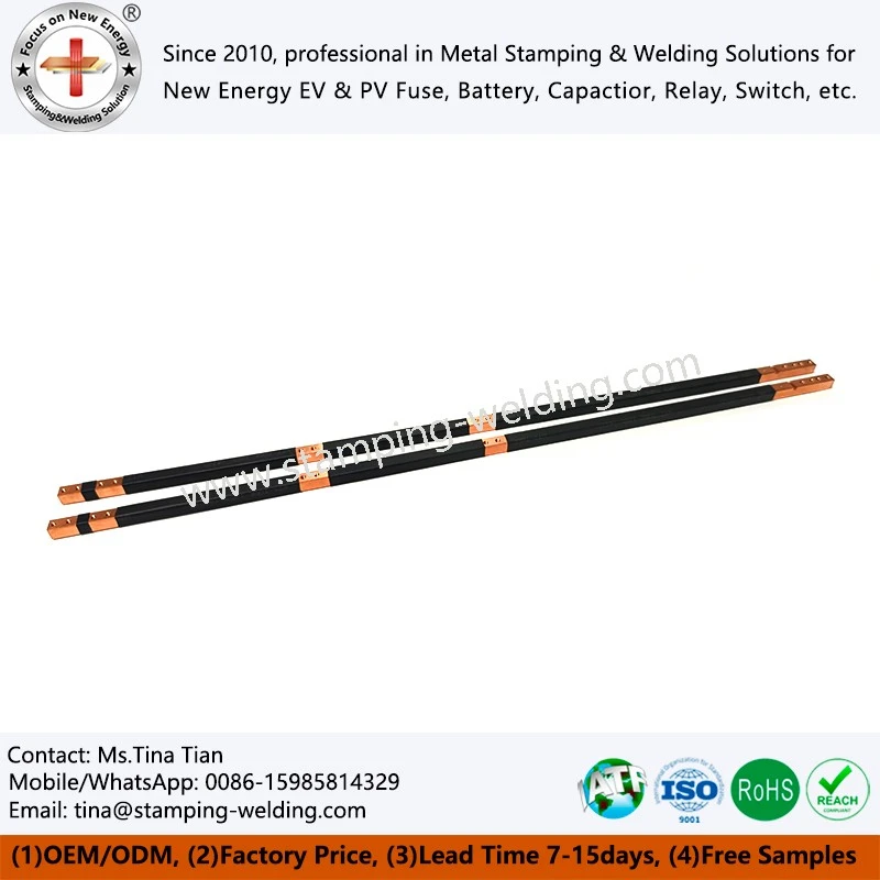 Heat Shrink Sleeve Insulated Copper Busbar factory