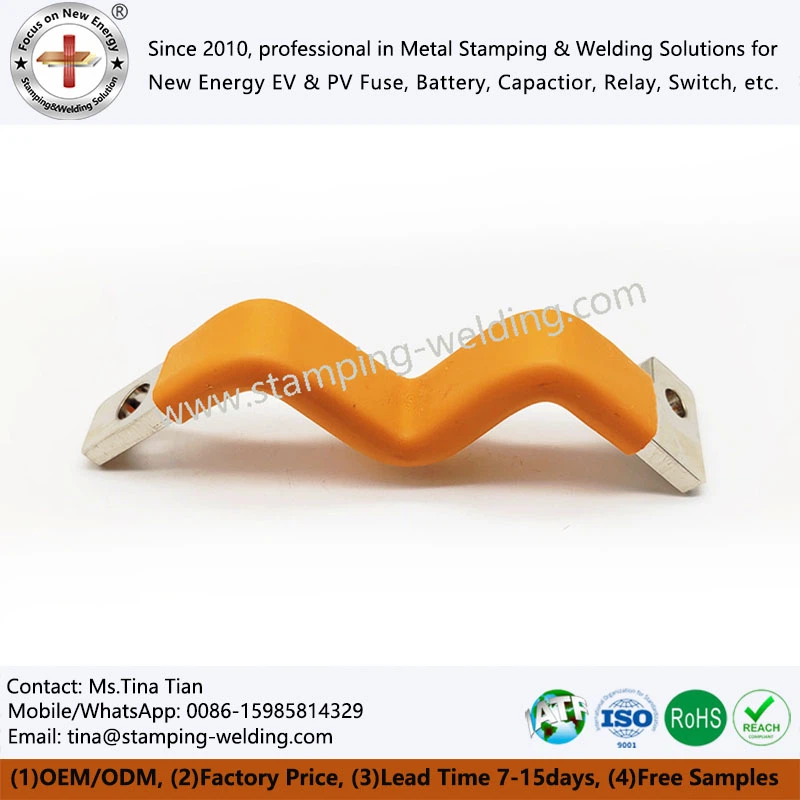 Isolierte flexible Kupfer-Sammelschiene für Power-Akku