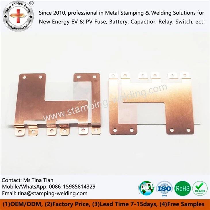 Composite copper busbars