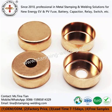 Kupfer -Endkappe Lötmittel