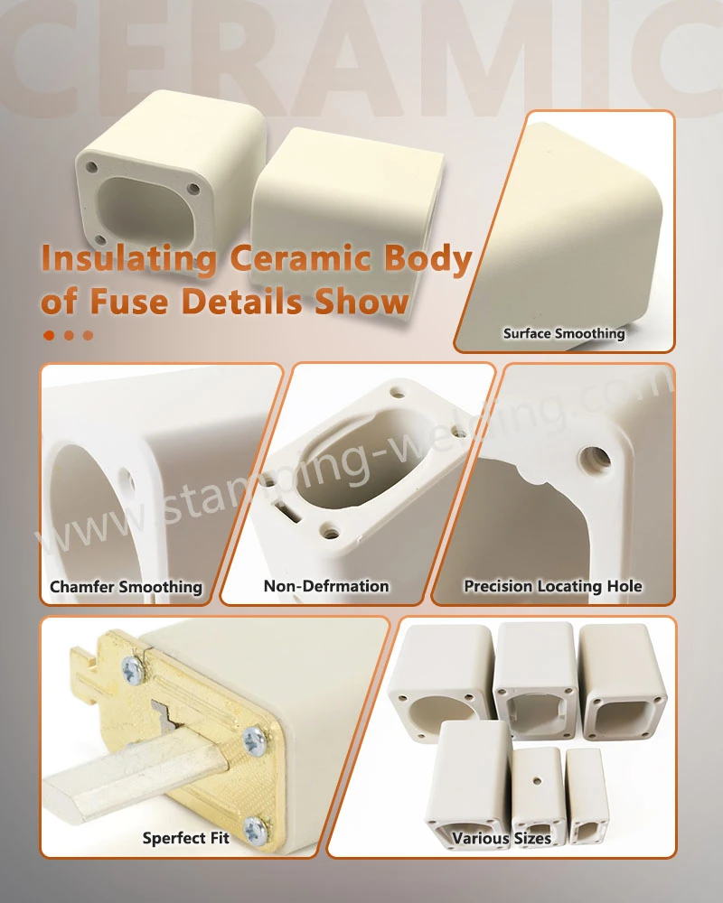 Insulating Ceramic Body of Fuse Details Show Insulating Ceramic Body of Fuse Details Show