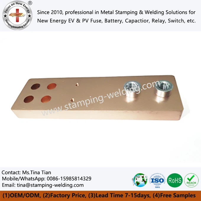 Riveted Nut Copper Busbar Riveted Nut Copper Busbar