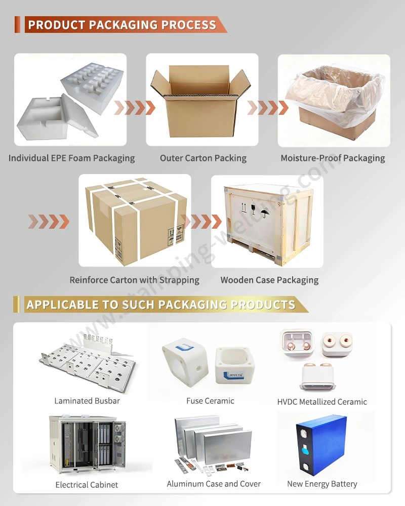 Packaging of aluminum battery boxes cover Packaging of aluminum battery boxes cover