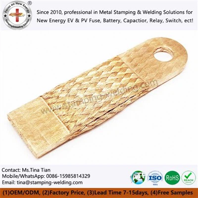 Geflochtene Kupferdraht -Busbank